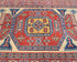 3x5 Ft Shirvan Beige Red Afghan Hand Knotted Geometric Wool Area Rug